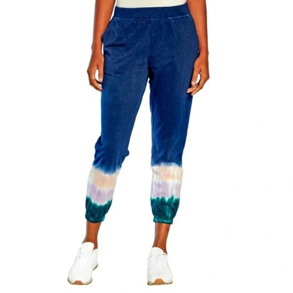 NWT Wildfox Hadley XXL French Terry Relaxed Jogger Pant Navy Pockets Lounge Cozy